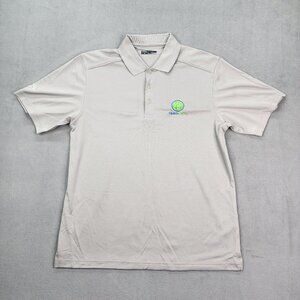 Callaway Polo Golf Shirt Men's Size Large Gray Short Sleeve Top